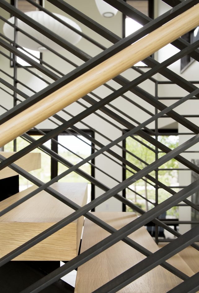 modern residence interior staircase